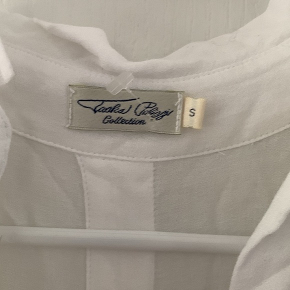 Tasha Polizzi blouse floral embroidered western boho relaxed romantic size S - Picture 3 of 12